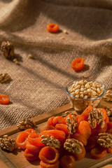 Healthy nutrition in sunlight