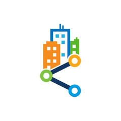 Share Town Logo Icon Design