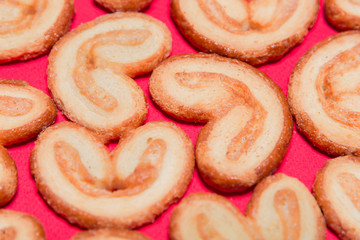 Puff pastry with sugar