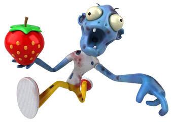 Fun zombie - 3D Illustration