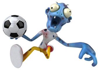 Fun zombie - 3D Illustration