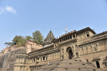 Ahilya Bai fort, Maheshwar, Madhya Pradesh, India