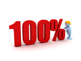 Businessman offers a 100 percentage