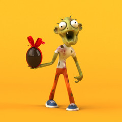 Fun zombie - 3D Illustration
