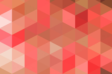 Abstract triangle geometric pattern. Colorful polygon texture. Retro style