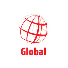 vector logo globe