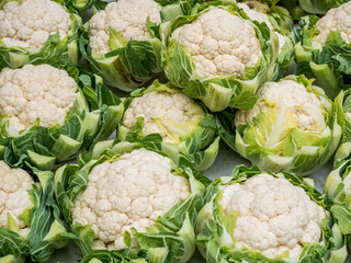 Blumenkohl auf dem Markt
