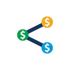 Share Money Logo Icon Design