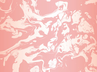 Fototapeta na wymiar Abstract marbling pink and white vector background