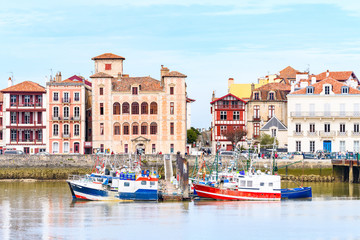 beautiful town of saint jean de Luz, France