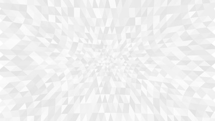 Abstract light background of small triangles in white and gray colors.