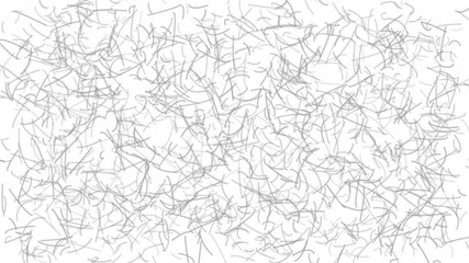 Abstract light background of curves or scratches, gray on white
