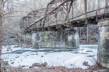Bridge over Patapsco river Md