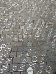 Worte auf der Stra&szlig;e