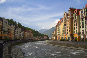 Fototapeta premium Rosa Khutor Alpine Resort