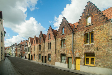 Fototapeta na wymiar Bruges belgium architecture and nature . landmark in Belgium.