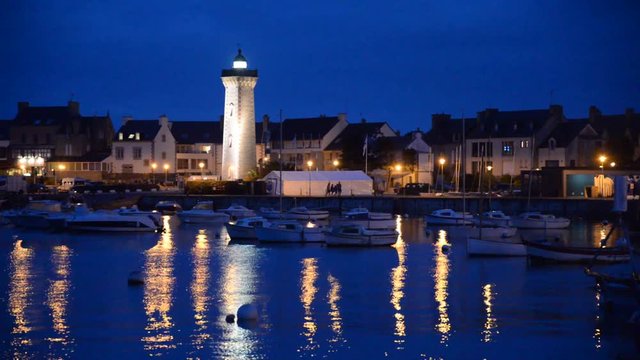 Roscoff, Bretagne, abends