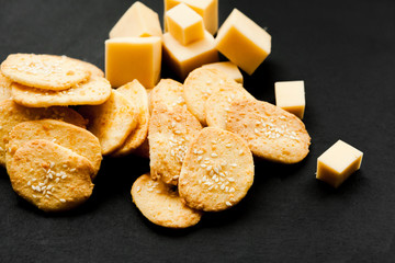 tasty dish with cheese