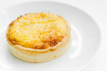 delicious croissant tart with filling