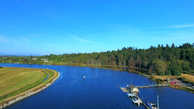 Hidden Scenic Places Around Nicomekl River in South Surrey BC Canada