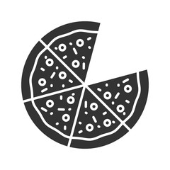 Pizza glyph icon