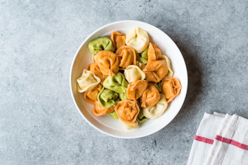 Tri Colored Tortellini Pasta / Multicolor or Colorful