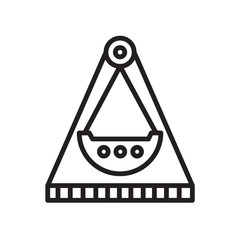 Carousel icon isolated on white background