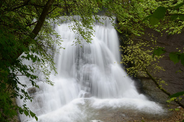 Wasserfall an der Starzel; Baden Württemberg