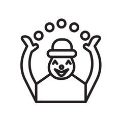 Monkey icon isolated on white background