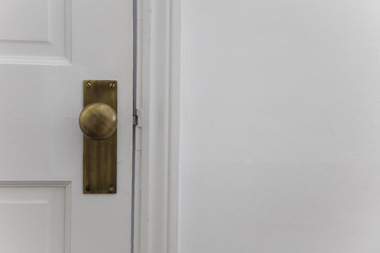 Victorian Door With Brass Handle