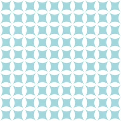 Abstract Circle/Flower Pattern Turquoise © Jan Engel