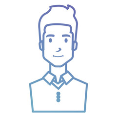 businessman avatar character icon vector illustration design