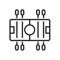 Soccer icon isolated on white background