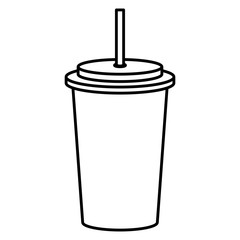 soda in plastic container icon vector illustration design