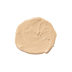 Spot of CC cream or BB cream. Tonal basis for face. Make up product. Isolated.