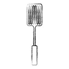 grill spatule cutlery icon vector illustration design