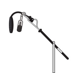 Микрофон с поп фильтром 3