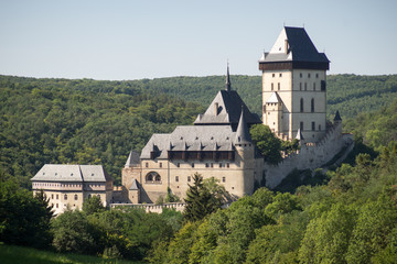 Fototapeta na wymiar Karlstejn Castle, Central Bohemia, Czech Republic.