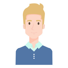 businessman avatar character icon vector illustration design