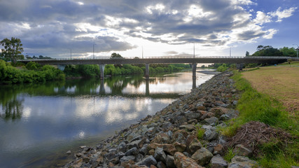 Bridge spanning the river manawatu in Palmerston North