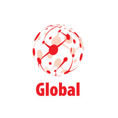 vector logo globe