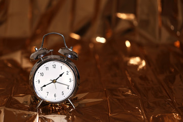 Alarm Clock Retro / Composition with old alarm clock