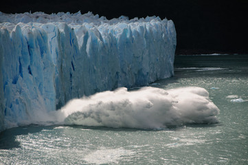 Ice Calving at Perito moreno Glacier