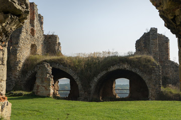 Ruins of Zviretice Castle, Central Bohemian Region, Czech Republic.