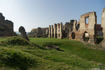 Fototapeta na wymiar Ruins of Zviretice Castle, Central Bohemian Region, Czech Republic.