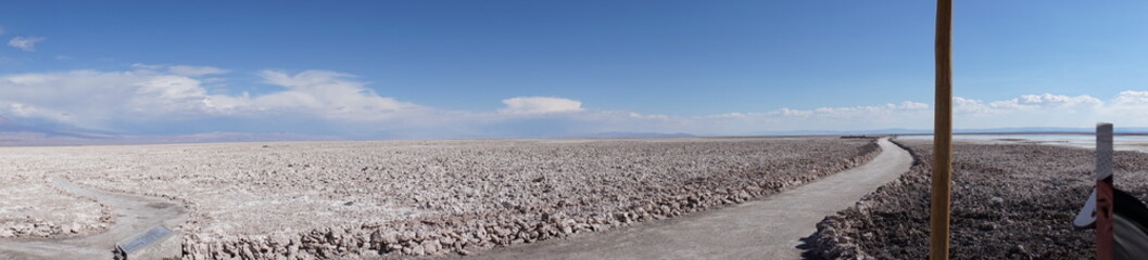 river in the saltdesert