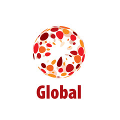 vector logo globe