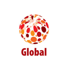 vector logo globe
