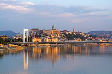 Obraz premium Budapest Castle Hill view across the river