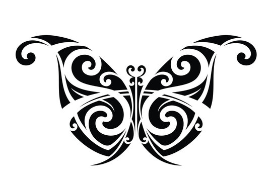 butterfly, Polynesian style ornament